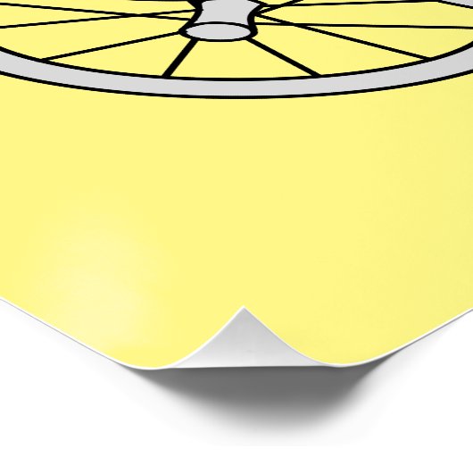 Stroller cartoon illustratie perfect poster (Hoek)