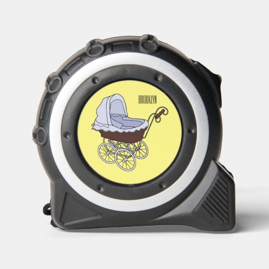 Stroller cartoon illustratie rolmaat (Voorkant)
