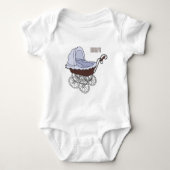 Stroller cartoon illustratie romper (Voorkant)