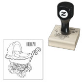 Stroller cartoon illustratie rubberstempel (Gestempeld)