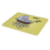 Stroller cartoon illustratie snijplank (Hoek)