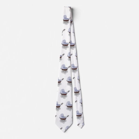 Stroller cartoon illustratie stropdas (Voorkant)