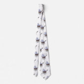 Stroller cartoon illustratie stropdas (Achterkant)