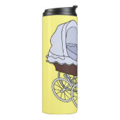 Stroller cartoon illustratie thermosbeker (Gedraaid links)