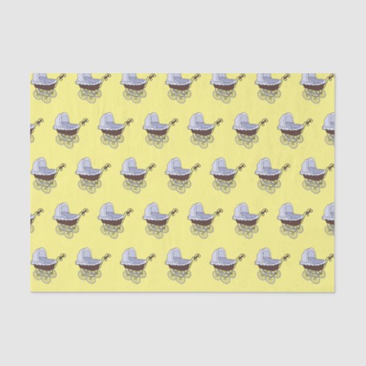 Stroller cartoon illustratie tissuepapier (Voorkant)