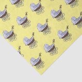 Stroller cartoon illustratie tissuepapier (Detail)