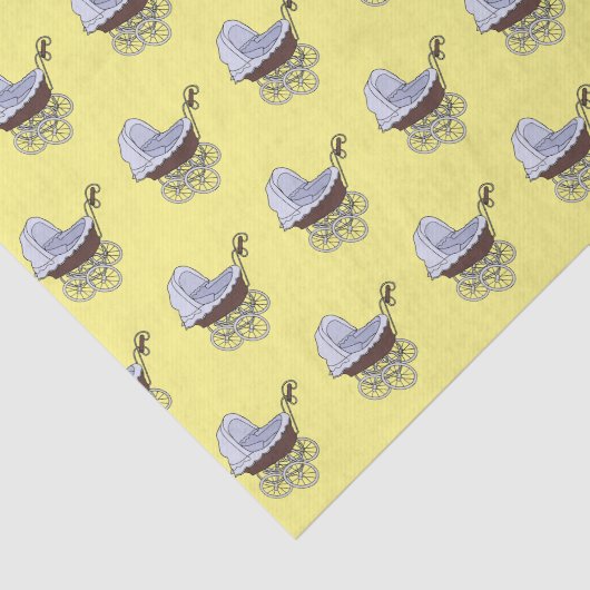 Stroller cartoon illustratie tissuepapier (Detail)