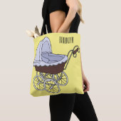 Stroller cartoon illustratie tote bag (Dichtbij)