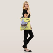 Stroller cartoon illustratie tote bag (Op model)