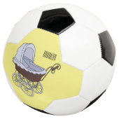 Stroller cartoon illustratie voetbal (Drie kwart)