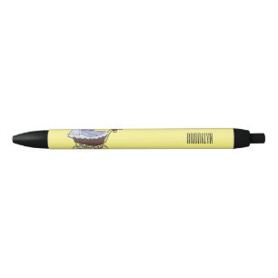 Stroller cartoon illustratie zwarte inkt pen