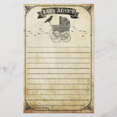 Stroller Halloween Baby shower Advies (Voorkant)