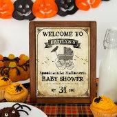  Stroller Halloween Baby shower Welkom Poster
