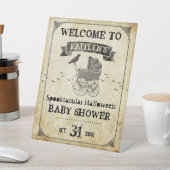  Stroller Halloween Baby shower Welkom Reclamebord Met Voetstuk (Insitu)