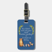 Stroller Label raakt de baby niet met je handen. Bagagelabel (Voorkant verticaal)