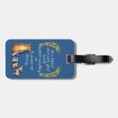 Stroller Label raakt de baby niet met je handen. Bagagelabel (Achterkant horizontaal)