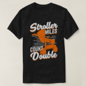 Stroller met Jogging Runner Mam Gift T-shirt (Design voorkant)