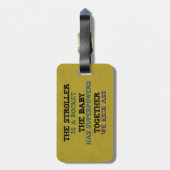 Stroller uitvoeren bagagelabel (Achterkant verticaal)