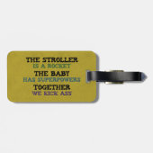 Stroller uitvoeren bagagelabel (Achterkant horizontaal)