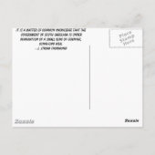 Strom, het verandert nooit. briefkaart (Achterkant)