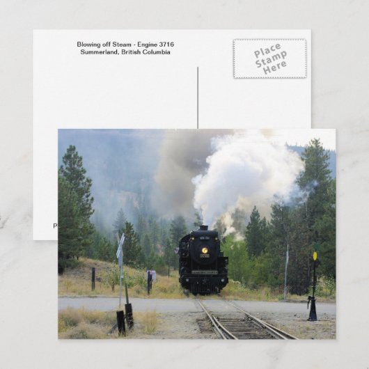 Stromblaas - Motor 3716 Briefkaart (Voorkant / Achterkant)