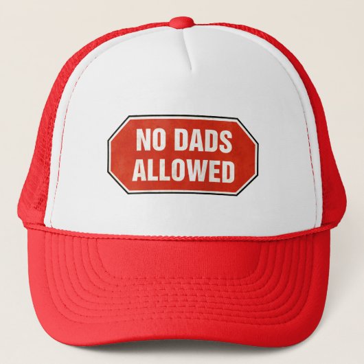 Strombord 'No Dads Allowed' Trucker Pet (Voorkant)