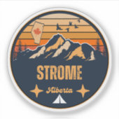 Strome, Alberta Sticker (Voorkant)
