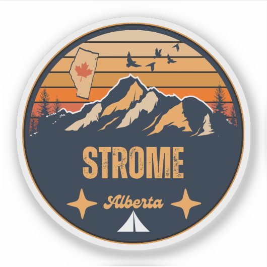 Strome, Alberta Sticker (Voorkant)
