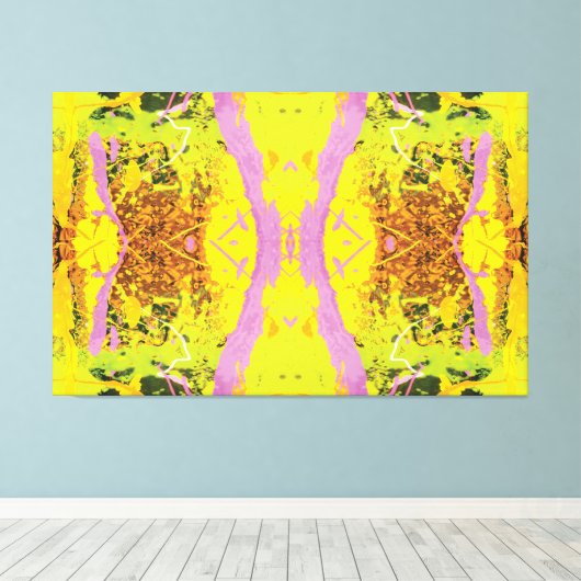 Stromen door de Universele Energie van Liefde 60x4 Canvas Afdruk (Insitu (Houten vloer))