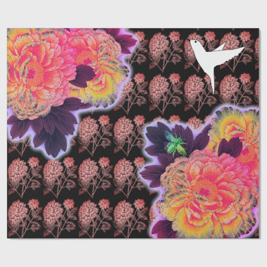  STROMEN EN HUMMINGBIRD-opvulpapier Cadeaupapier (Vlak)