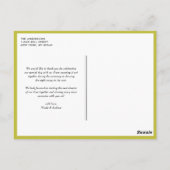 STROMEN EN MASON JARS DIE DANKZIJ JULLIE BRIEFKAAR BRIEFKAART (Achterkant)