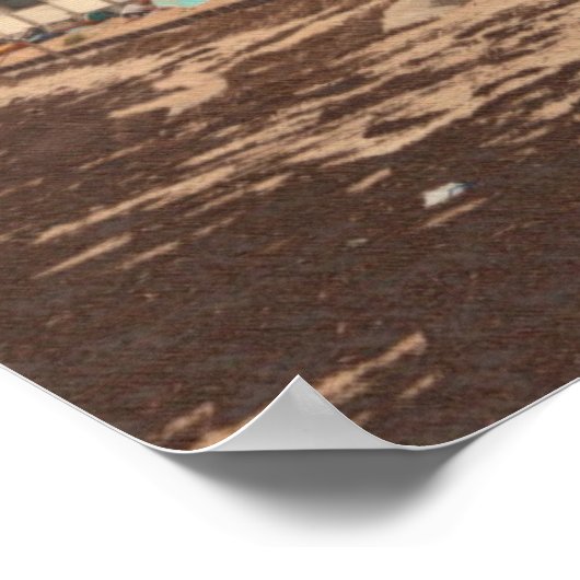 Stromen op de Beach Poster (Hoek)