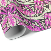 STROMEN, PEACOCKS, DRAGONS, PINK GEEL GEM STONEN CADEAUPAPIER (Rol Hoek)