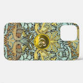 STROMEN, PIEKEN EN DRAGONS GEEL GEM-MONOGRAM Case-Mate iPhone CASE (Achterkant (horizontaal))