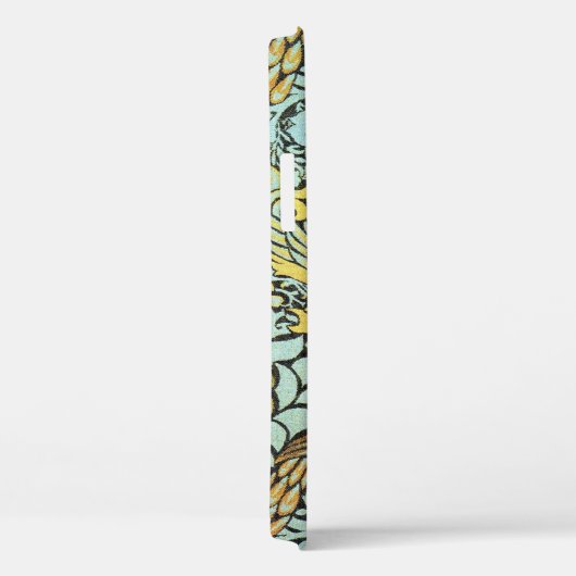 STROMEN, PIEKEN EN DRAGONS GEEL GEM-MONOGRAM Case-Mate iPhone CASE (Achterkant / Rechts)