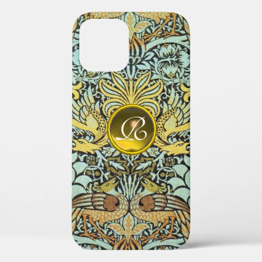 STROMEN, PIEKEN EN DRAGONS GEEL GEM-MONOGRAM Case-Mate iPhone CASE (Achterkant)