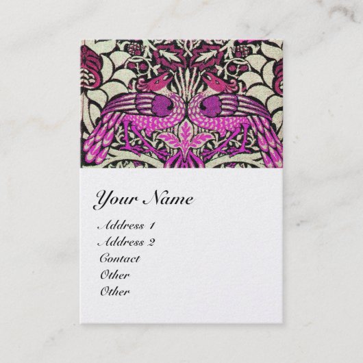 STROMEN, PIEKEN EN DRAGONS MONOGRAM PER PIJLER VISITEKAARTJE (Voorkant)