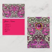 STROMEN, PIEKEN EN DRAGONS MONOGRAM PER PIJLER VISITEKAARTJE (Voorkant / Achterkant)