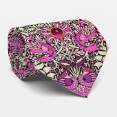 STROMEN, PIEKEN EN DRAGONS PINK GEM STONE STROPDAS (Opgerold)