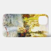 Stromen van de oude Praag-waterverf Case-Mate iPhone Case (Achterkant (horizontaal))