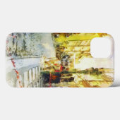 Stromen van de oude Praag-waterverf Case-Mate iPhone Case (Achterkant (horizontaal))