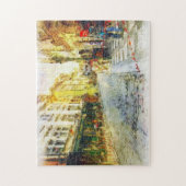 Stromen van de oude Praag-waterverf Legpuzzel (Verticaal)