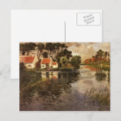 Stromen van de rivier de Frits Thaulow Briefkaart (Voorkant / Achterkant)