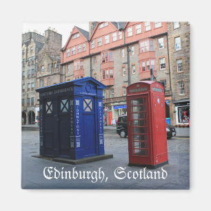Stromen van Edinburgh, Schotland fridge magnet