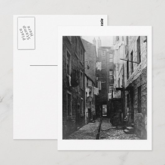 Stromen van Glasgow Scotland 1868 Briefkaart (Voorkant / Achterkant)