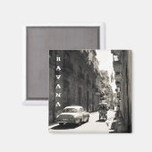 Stromen van Havana, Cuba Magneet (Voorkant / Achterkant)