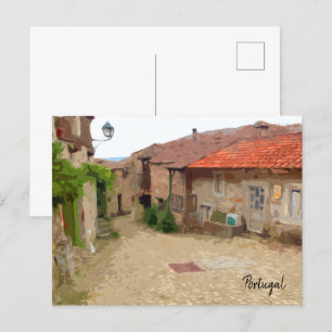 Stromen van het Portugese Briefkaart