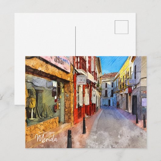 Stromen van Merida Briefkaart (Voorkant / Achterkant)