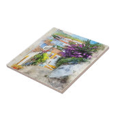 Stromen van Obidos - Het echte Portugal Tegeltje (Zijkant)