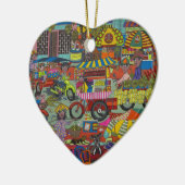 Stromen van Phnom Penh Keramisch Ornament (Links)